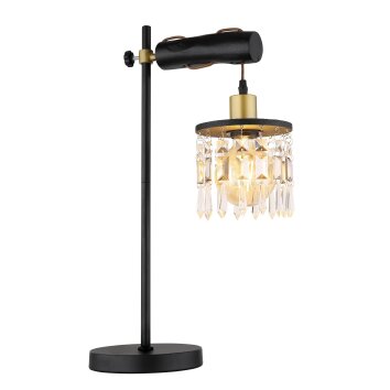 Globo COMMA Table lamp brass, black, 1-light source