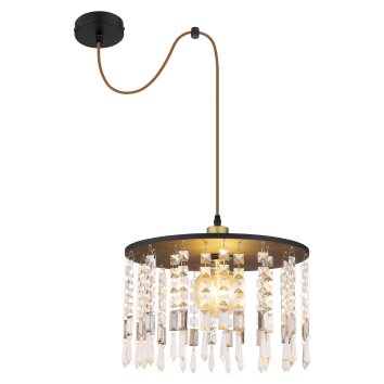 Globo COMMA Pendant Light black, 1-light source