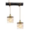 Globo COMMA Pendant Light black, 4-light sources