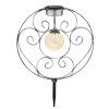 Globo solar light LED Oxidised Silver, 1-light source