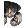 Globo BLACKY Ceiling Light black, 6-light sources