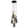 Lucide CORALIE Pendant Light black, 5-light sources