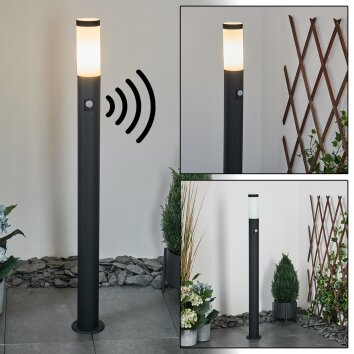 RUTI path light black, 1-light source, Motion sensor