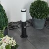 RUTI pedestal light black, 1-light source, Motion sensor