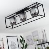 ELVANGE Ceiling Light black, 3-light sources