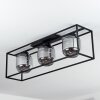ELVANGE Ceiling Light black, 3-light sources