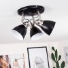 GRALINGEN Ceiling Light matt nickel, black, 3-light sources