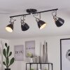 GRALINGEN Ceiling Light matt nickel, black, 4-light sources