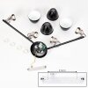 GRALINGEN Ceiling Light matt nickel, black, 4-light sources