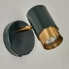 CAMPANAS Wall Light green, brass, 1-light source