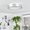 PLAYAS Ceiling Light LED silver, white, 1-light source
