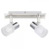 Brilliant Lea spotlight beam chrome, white, 2-light sources