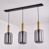 MALIALI Pendant Light brass, black, 3-light sources