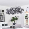 GUABAS Pendant Light chrome, 8-light sources