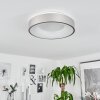PLAYAS Ceiling Light LED silver, white, 1-light source