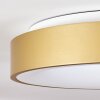 PLAYAS Ceiling Light LED gold, white, 1-light source