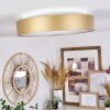 PLAYAS Ceiling Light LED gold, white, 1-light source