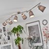 PERALONSO Ceiling Light matt nickel, 6-light sources