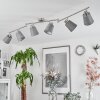 PERALONSO Ceiling Light matt nickel, 6-light sources