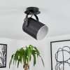 PUELCHES Ceiling Light black, 1-light source