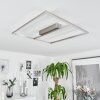 RAUMA Ceiling Light LED matt nickel, 1-light source