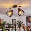 KAURILA Ceiling Light black, 2-light sources