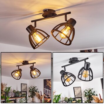 KAURILA Ceiling Light black, 2-light sources