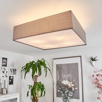 TABOGA Ceiling Light matt nickel, 4-light sources