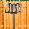 JUANICO Lamp Post black, 3-light sources