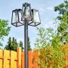 JUANICO Lamp Post black, 3-light sources