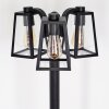 JUANICO Lamp Post black, 3-light sources