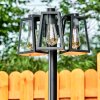 JUANICO Lamp Post black, 3-light sources