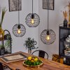 PAMPANILLO Pendant Light black, 3-light sources