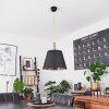 SAILLON Pendant Light yellow, black, 1-light source