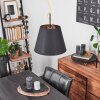 SAILLON Pendant Light yellow, black, 1-light source
