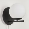 HOGATZA Wall Light black, 1-light source