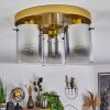 VUOLTU Ceiling Light gold, 3-light sources