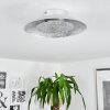 MERLO Ceiling Light LED silver, 1-light source
