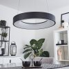 PLAYAS Pendant Light LED black, 1-light source