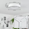 PLAYAS Ceiling Light LED white, 1-light source