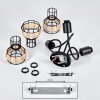 CALAMAR Ceiling Light black, 3-light sources