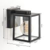 TERIOJA Outdoor Wall Light black, 1-light source