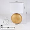 LAHNUS Table lamp gold, 1-light source