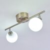 Motala Ceiling Light LED matt nickel, 2-light sources, Remote control, Colour changer