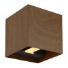 Globo VERONIKA Outdoor Wall Light LED Wood like finish, 1-light source