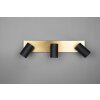 Trio MARLEY Ceiling Light black-gold, 3-light sources