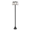 Lutec FIA Lamp Post black, 3-light sources
