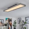 NABBAS Ceiling Light LED black, 1-light source, Remote control