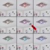 MARSEN Ceiling Light LED matt nickel, 4-light sources, Remote control, Colour changer