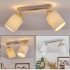 CHIUVI Ceiling Light Ecru, silver, 2-light sources